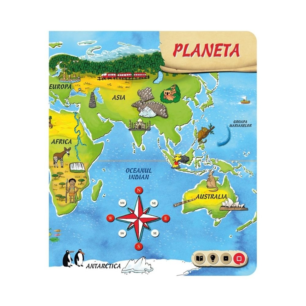 Raspundel Istetel, Carte - Atlasul Lumii, ALBI - BLACKFIRE - imagine 4