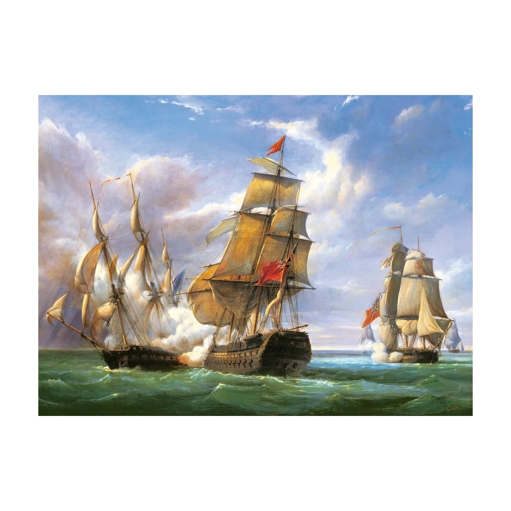 Puzzle 3000 piese, Batalie Navala - Castorland - imagine 2