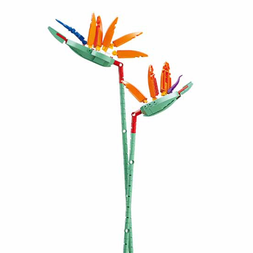 Set de Constructie Flowers, 148 piese, Pasarea Paradisului - Sluban - imagine 4