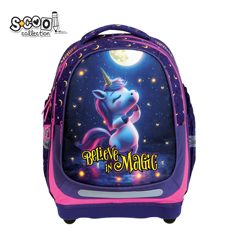 Ghiozdan anatomic, 39x33x18 cm, BELIEVE IN MAGIC - S-COOL