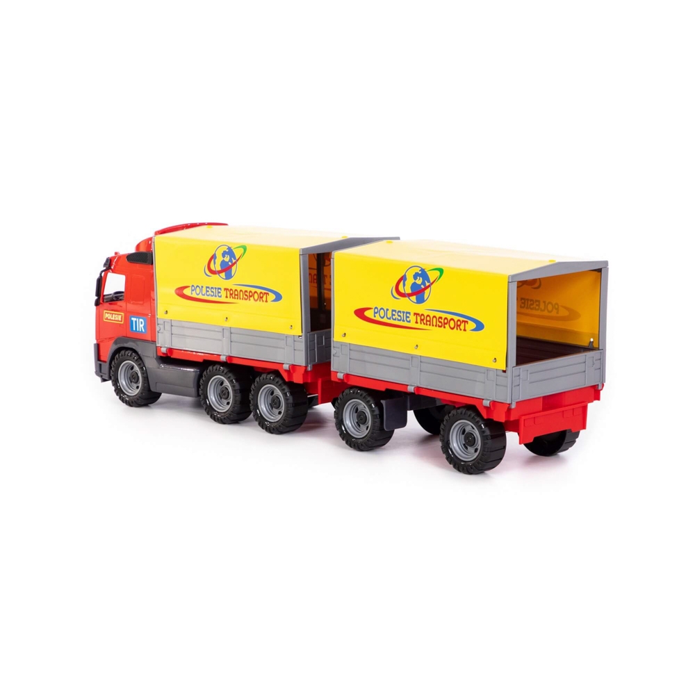Camion cu remorca + prelata - Volvo PowerTruck, 77x19x25 cm, Wad - imagine 3