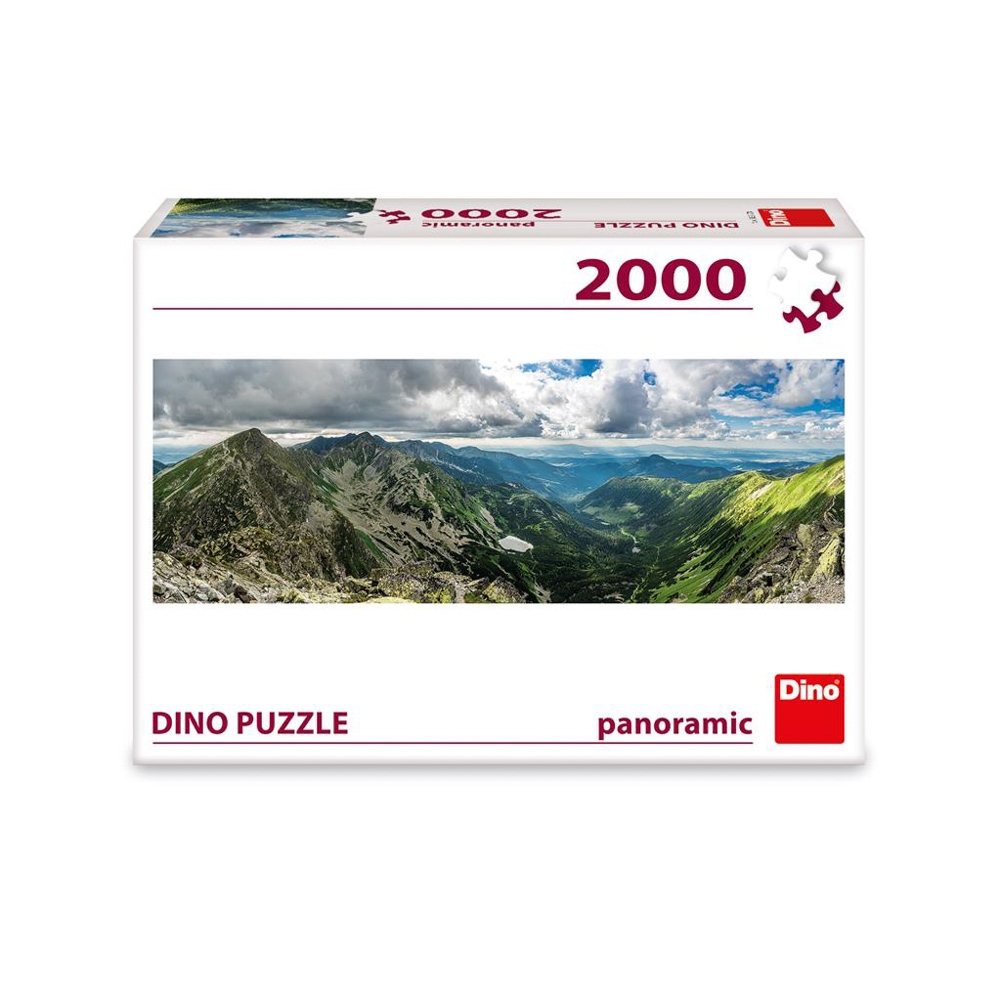 Puzzle 2000 piese, panoramic, Munti - DINO TOYS - imagine 2