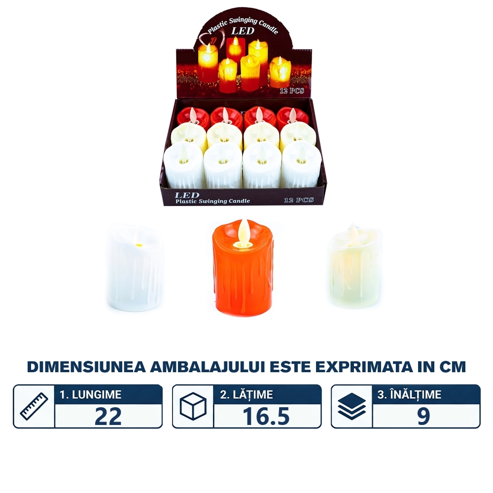 Lumanare ornamentala - Candela - imagine 2