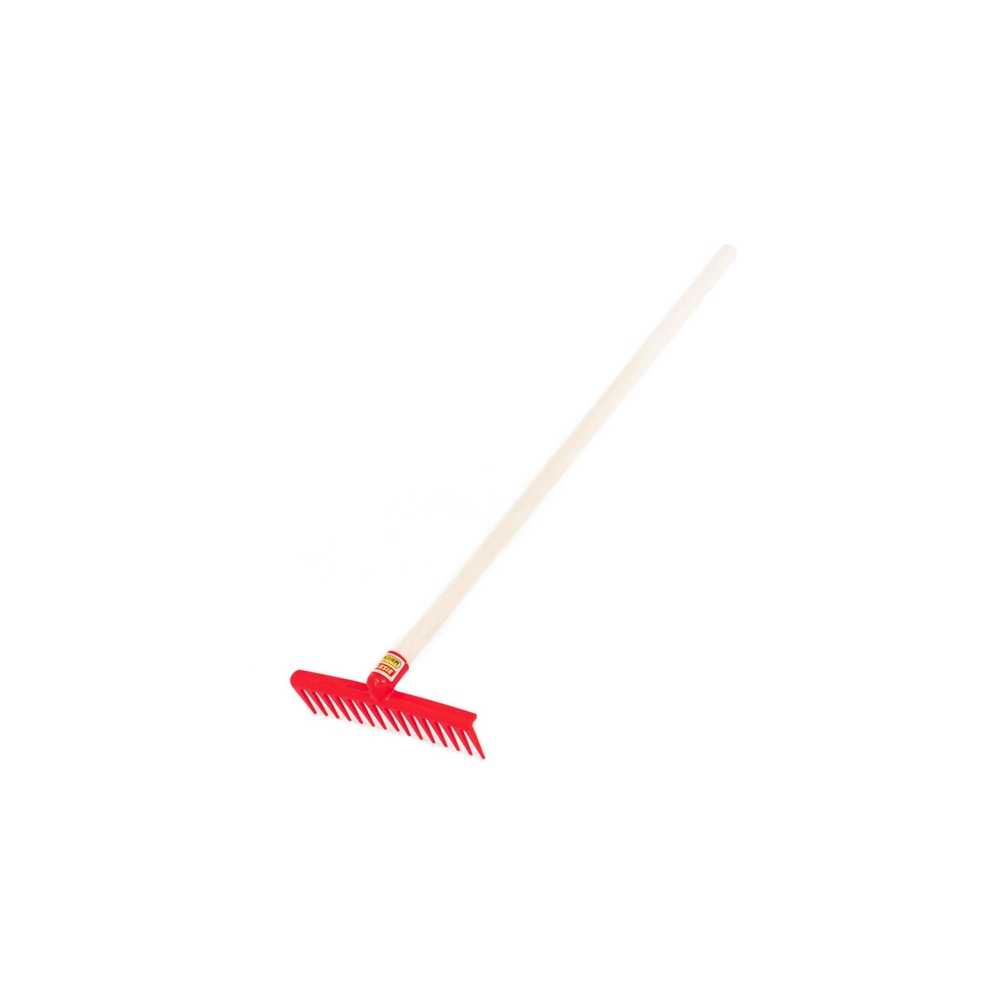 Grebla plastic cu maner din lemn, 67x21x7 cm, Wader - imagine 4