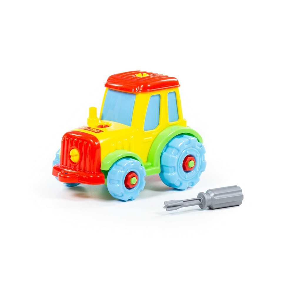 Tractor demontabil, 25,5x11,5x20,5 cm, Polesie - imagine 3