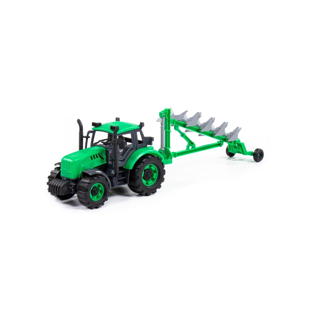 Tractor cu plug, cu frictiune, 45.5x11.5x14.5 cm, Polesie - imagine 3