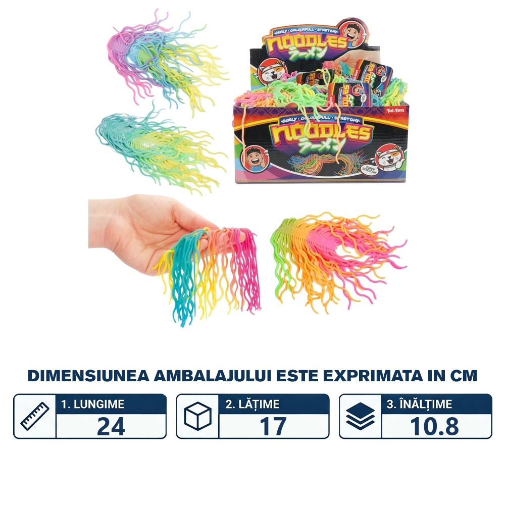 Jucarie Noodles, super stretchy - Toi-Toys - imagine 2