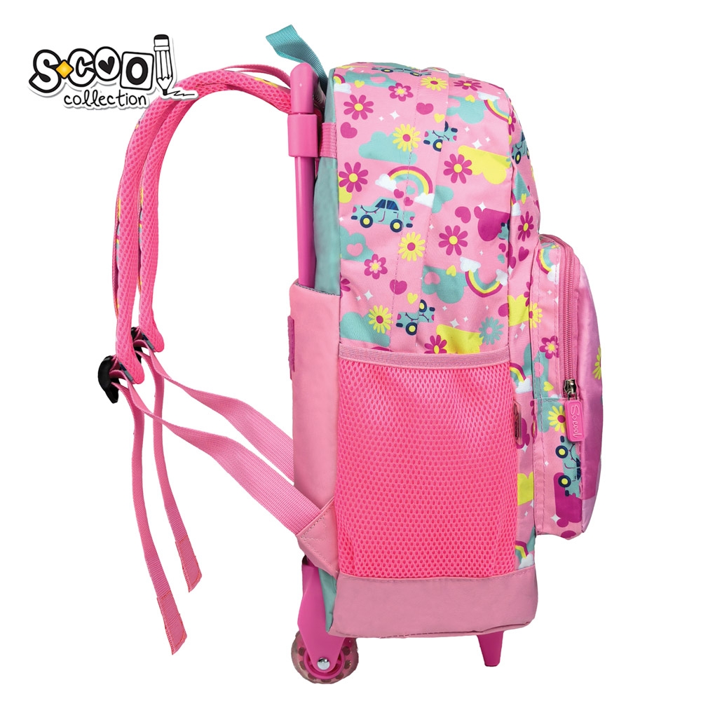 Ghiozdan Trolley, 45x32x16.5 cm, HAPPY RAINBOW - S-COOL - imagine 3