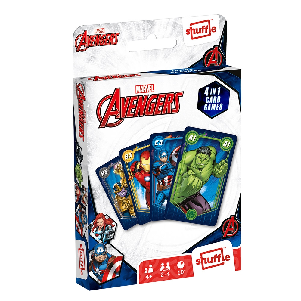 Joc 4 in 1 Avengers, Shuffle Fun - imagine 3