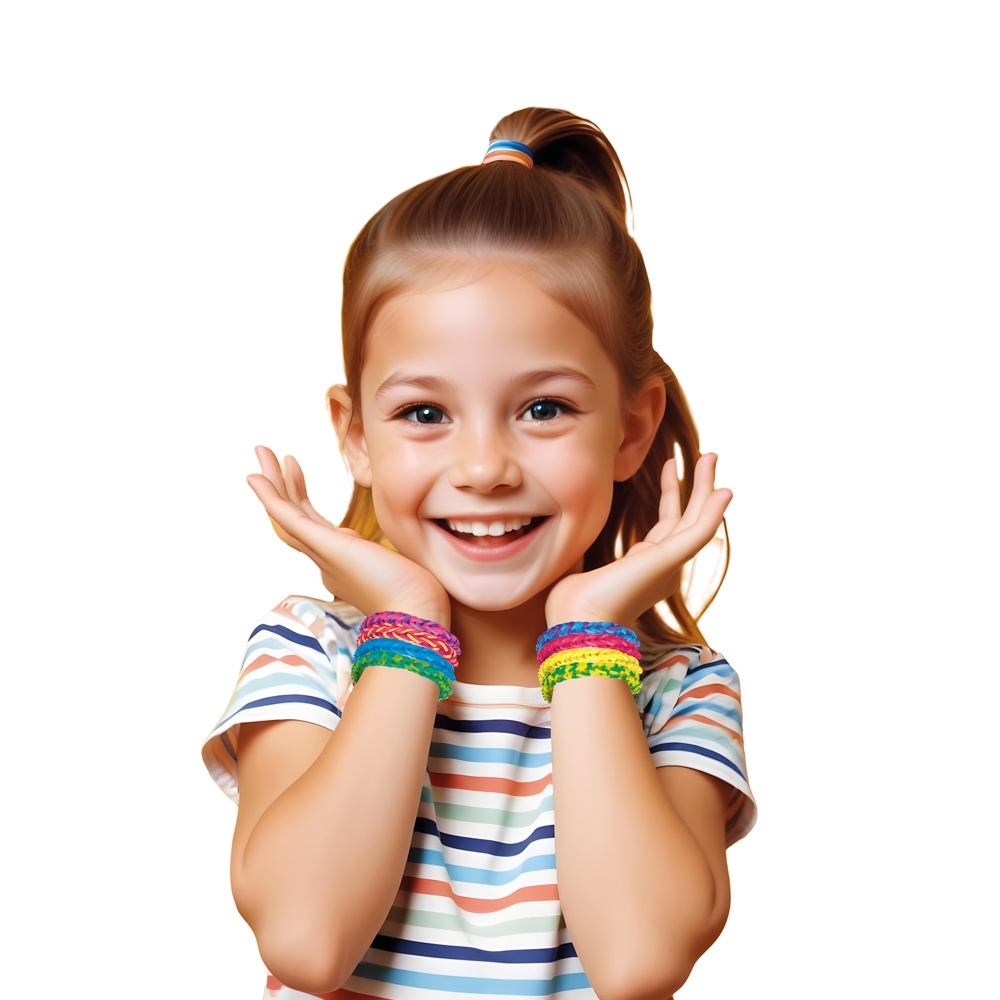 Set creativ elastice + accesorii, 5000 buc/set - Toi-Toys - imagine 6