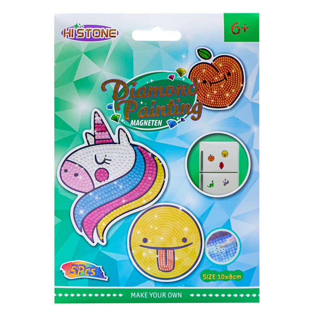 Set creativ: Magneti cu diamante, 10x15 cm - imagine 3