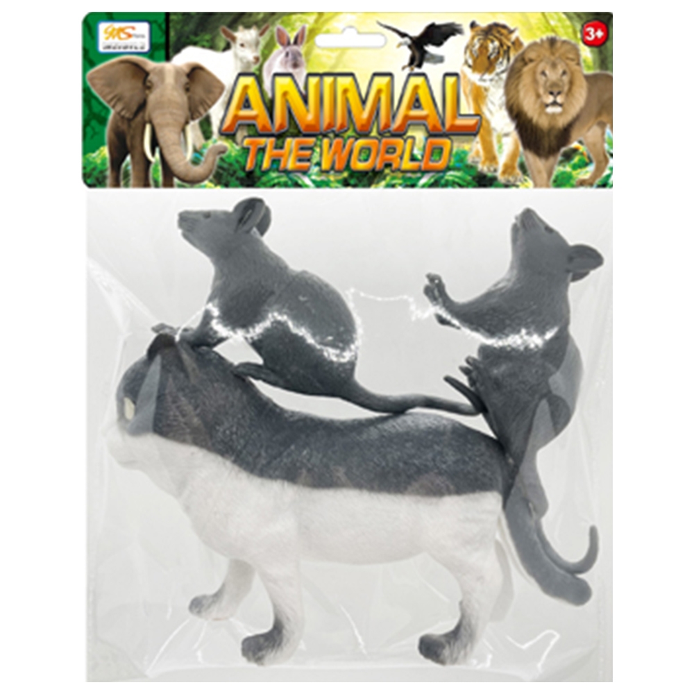 Figurine animale, 3 buc/set - imagine 4
