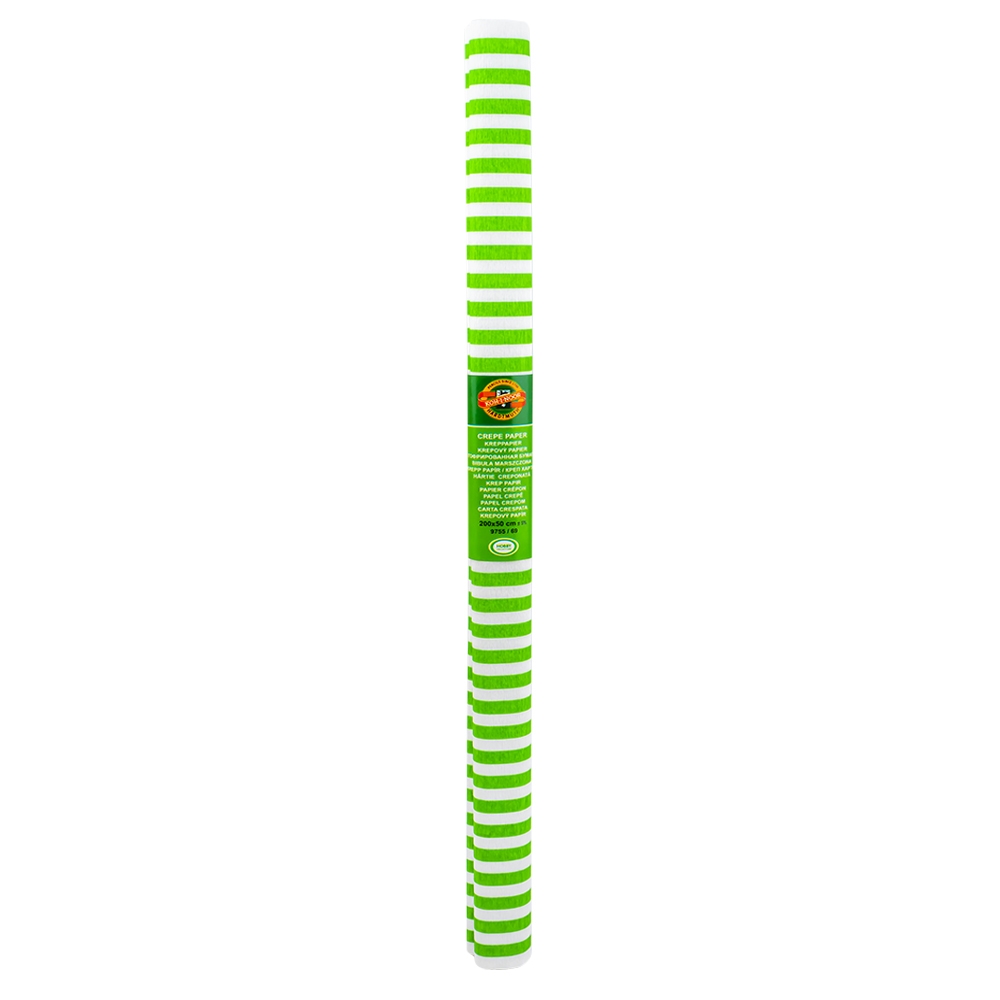 Hartie creponata, 200x50cm, Dungi, 10 buc/set - Koh-I-Noor