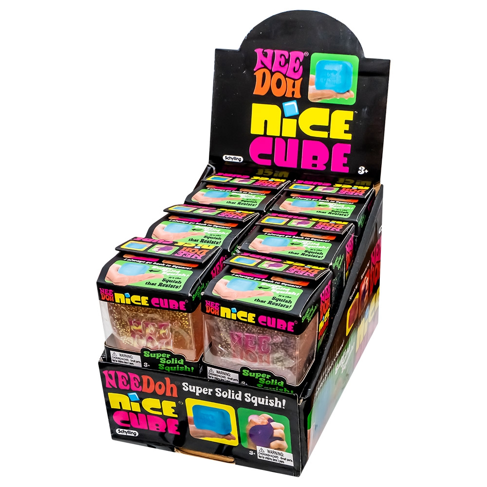 Jucarie antistres Squishy Cube, Sugar Pastel - imagine 5