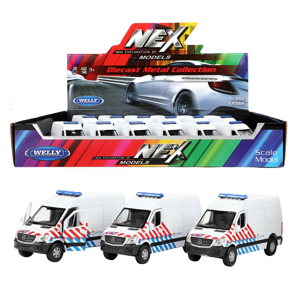 Masina Mercedes Benz Sprinter, Politie, Welly - Toi-Toys