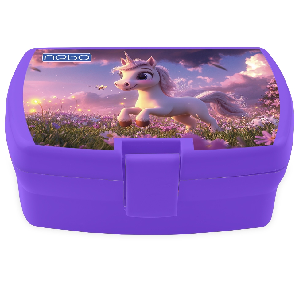 Cutie sandwich, Mov, 16.5x14x6.5 cm - NEBO - imagine 3
