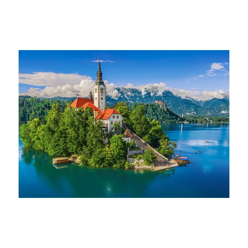 Puzzle 500 piese, Bled, Slovenia - Castorland - imagine 3