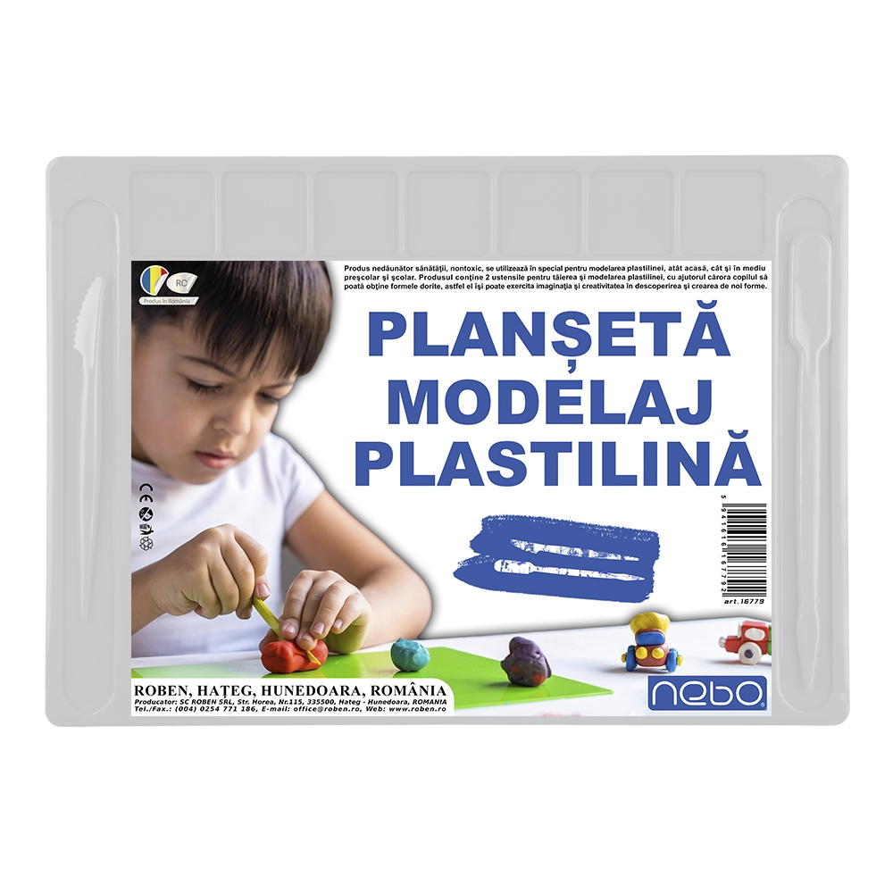 Planseta modelaj cu accesorii 28x20 cm - NEBO