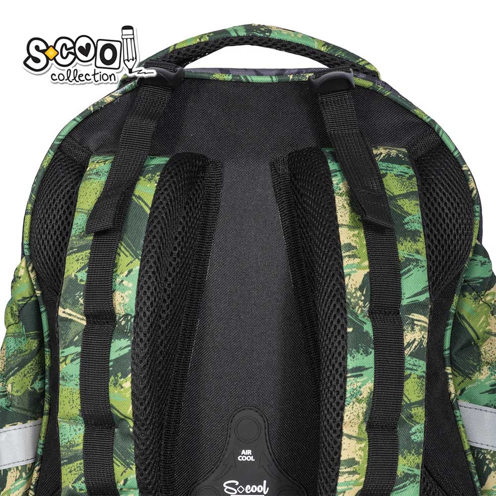 Ghiozdan anatomic, 38x39x19.5 cm, DINO - S-COOL - imagine 15