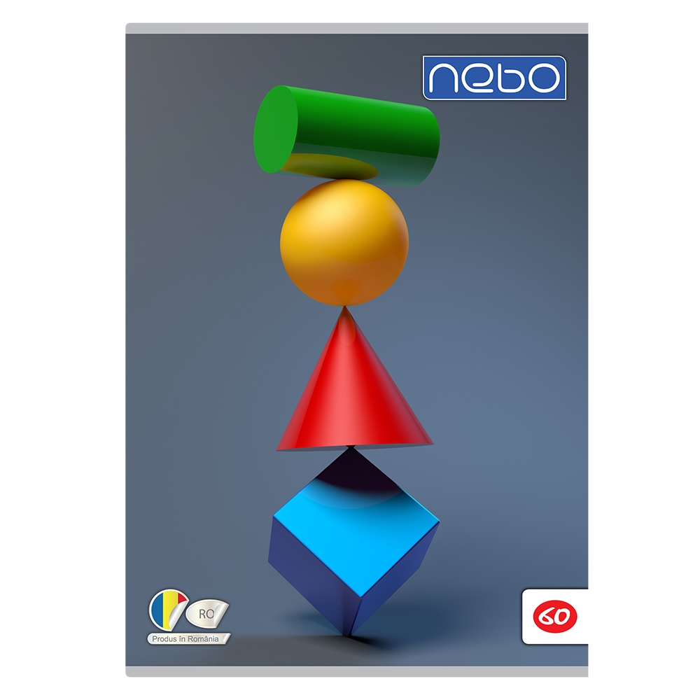 Caiet A4 60 file, foi veline - NEBO - imagine 3