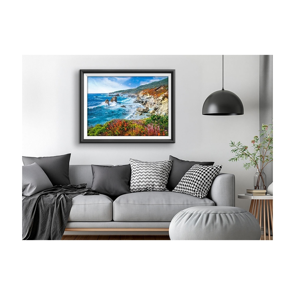 Puzzle 2000 piese, Coasta Big Sur - Castorland - imagine 3