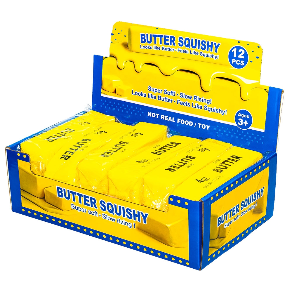 Jucarie antistres Squishy, Butter - imagine 4