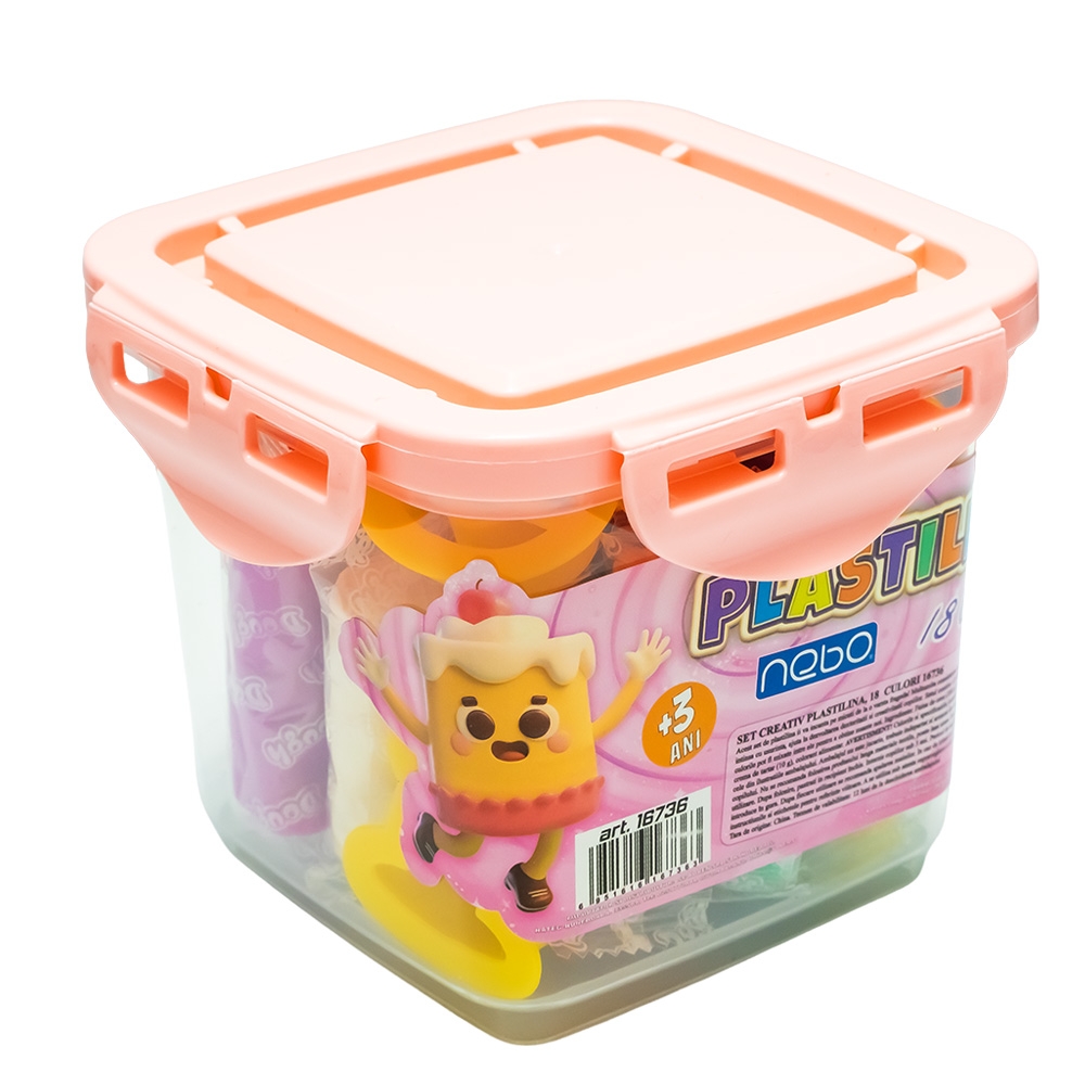 Set creativ plastilina, 18 culori - NEBO - imagine 5