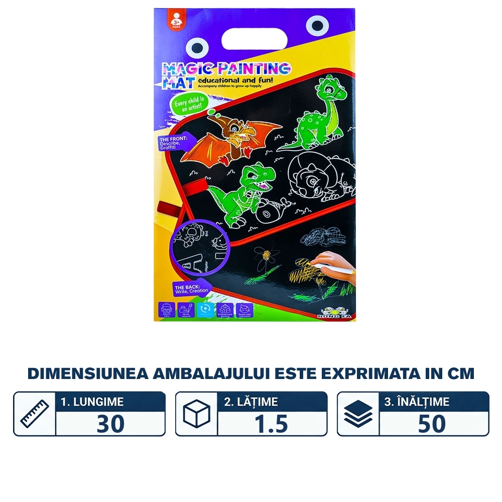 Covoras educational, pentru colorat - imagine 2