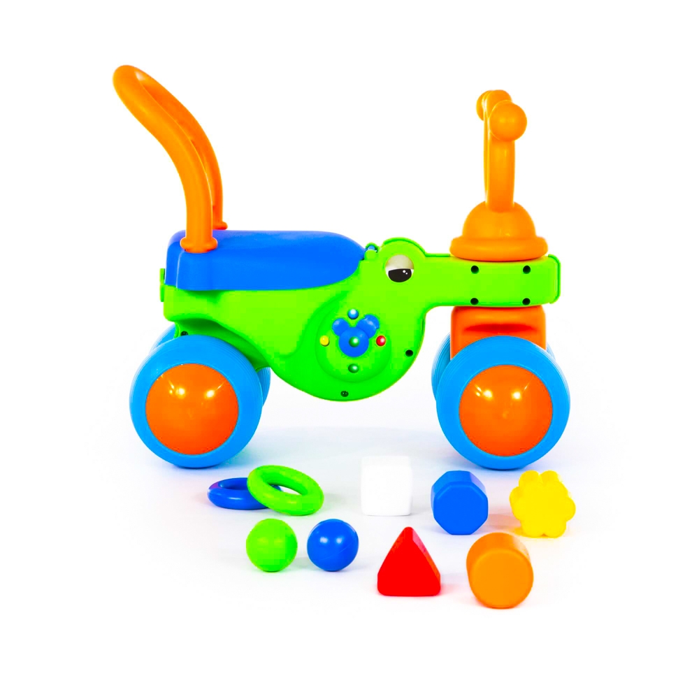 Bicicleta fara pedale, Crocodil, 49.5x35x42.5 cm, Polesie - imagine 6