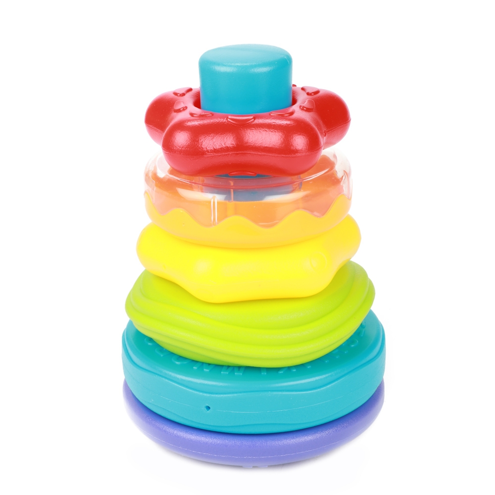 Little Stars, Joc piramida cu cercuri - Toi-Toys - imagine 5