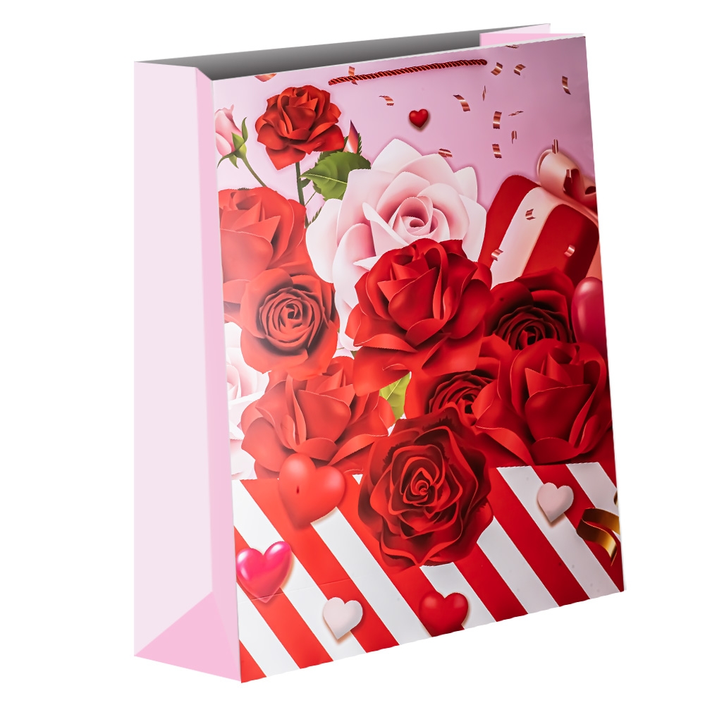 Punga cadou cu flori 43x55x15 cm - imagine 7