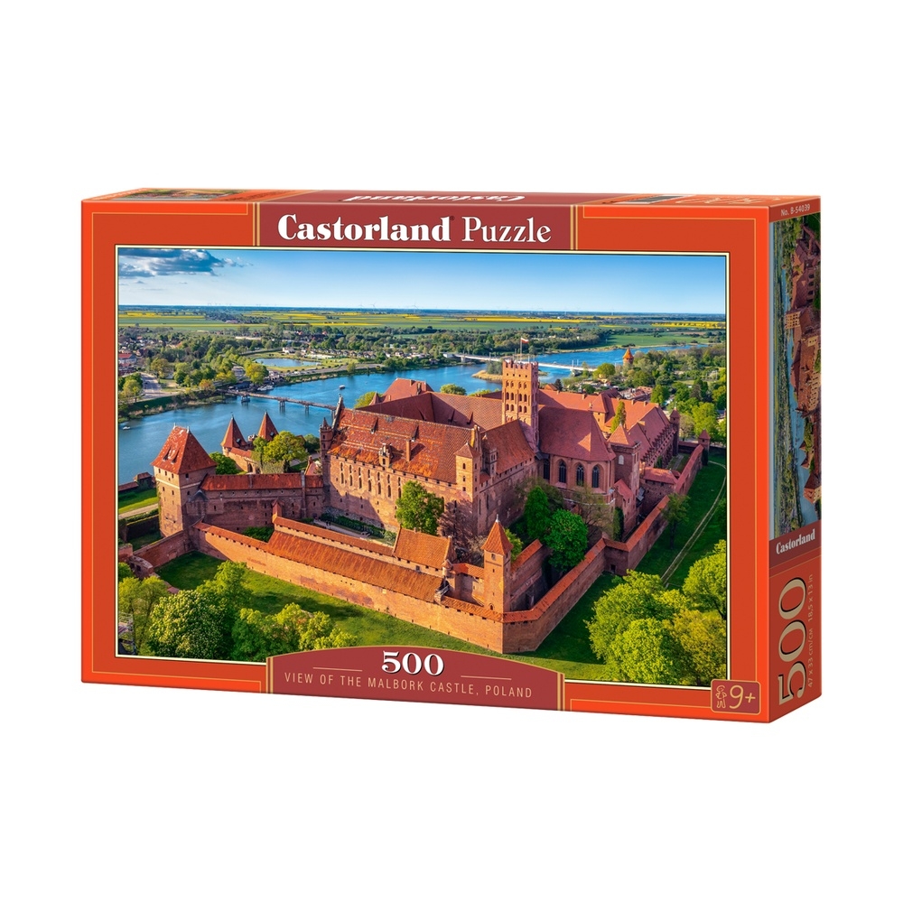 Puzzle 500 piese, Castelul Malbork, Polonia - Castorland
