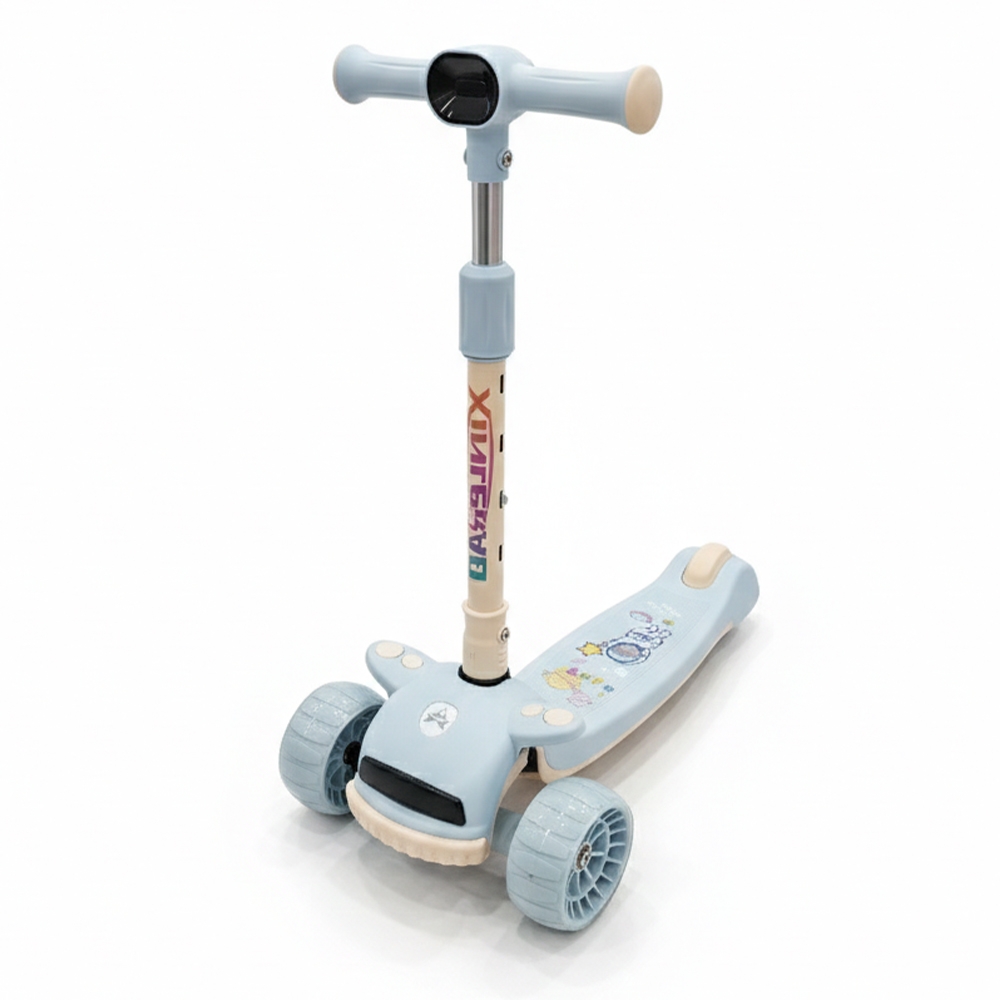 Trotineta, roti silicon, cu led