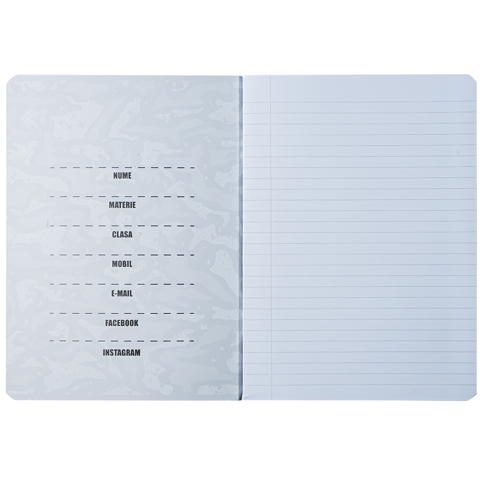 Caiet A4, 52 file DR, Premium, 75g, Boys Collection - S-COOL - imagine 5