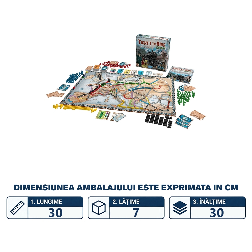 Joc de societate - Ticket to Ride Europa, limba romana, Asmodee - BLACKFIRE - imagine 2