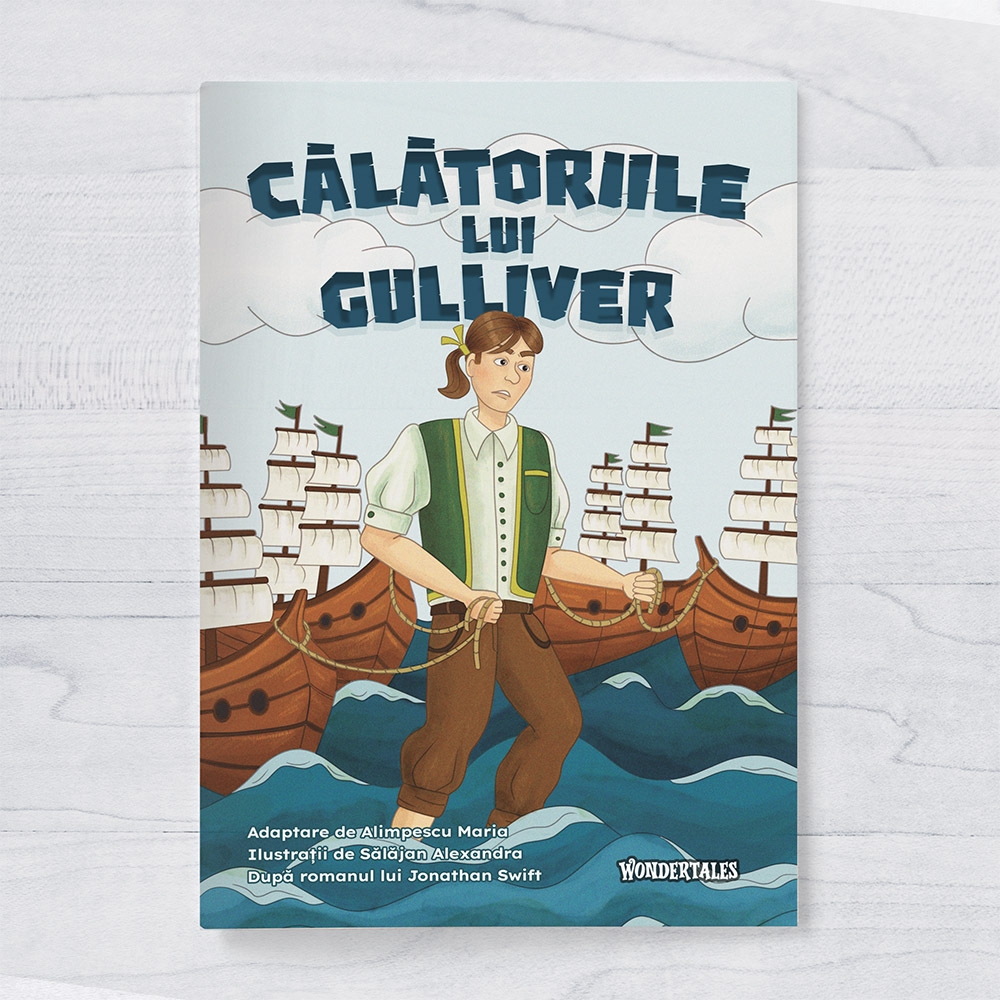 Carte de colorat, Calatoriile lui Gulliver - WONDERTALES - imagine 2