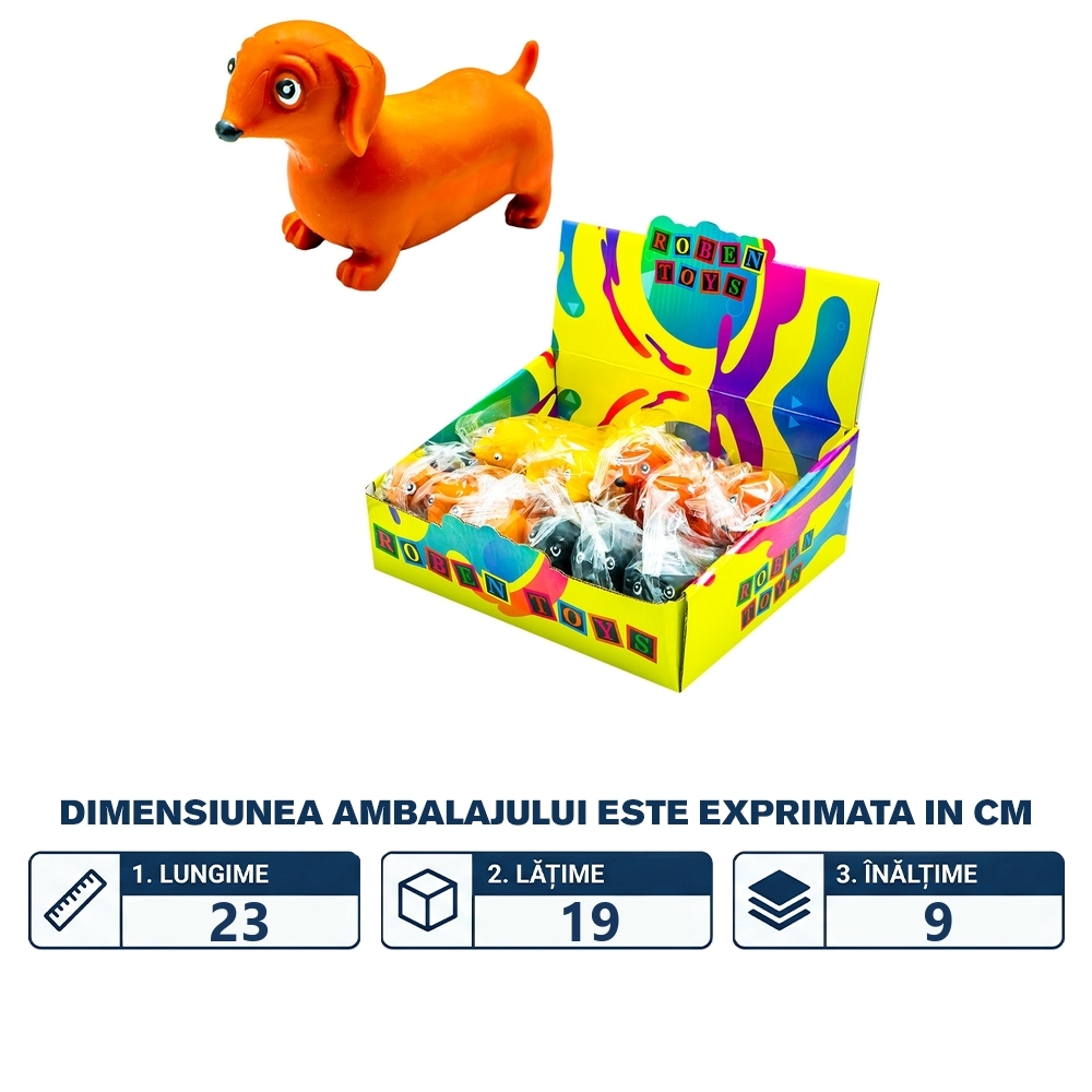 Jucarie Stretchy, Catel - ROBENTOYS - imagine 2