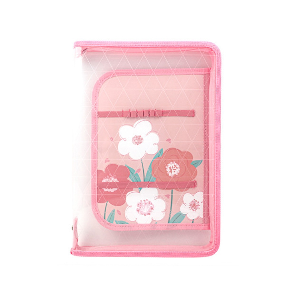 Organizer A4 transparent, cu fermoar - OFFISHOP - imagine 5