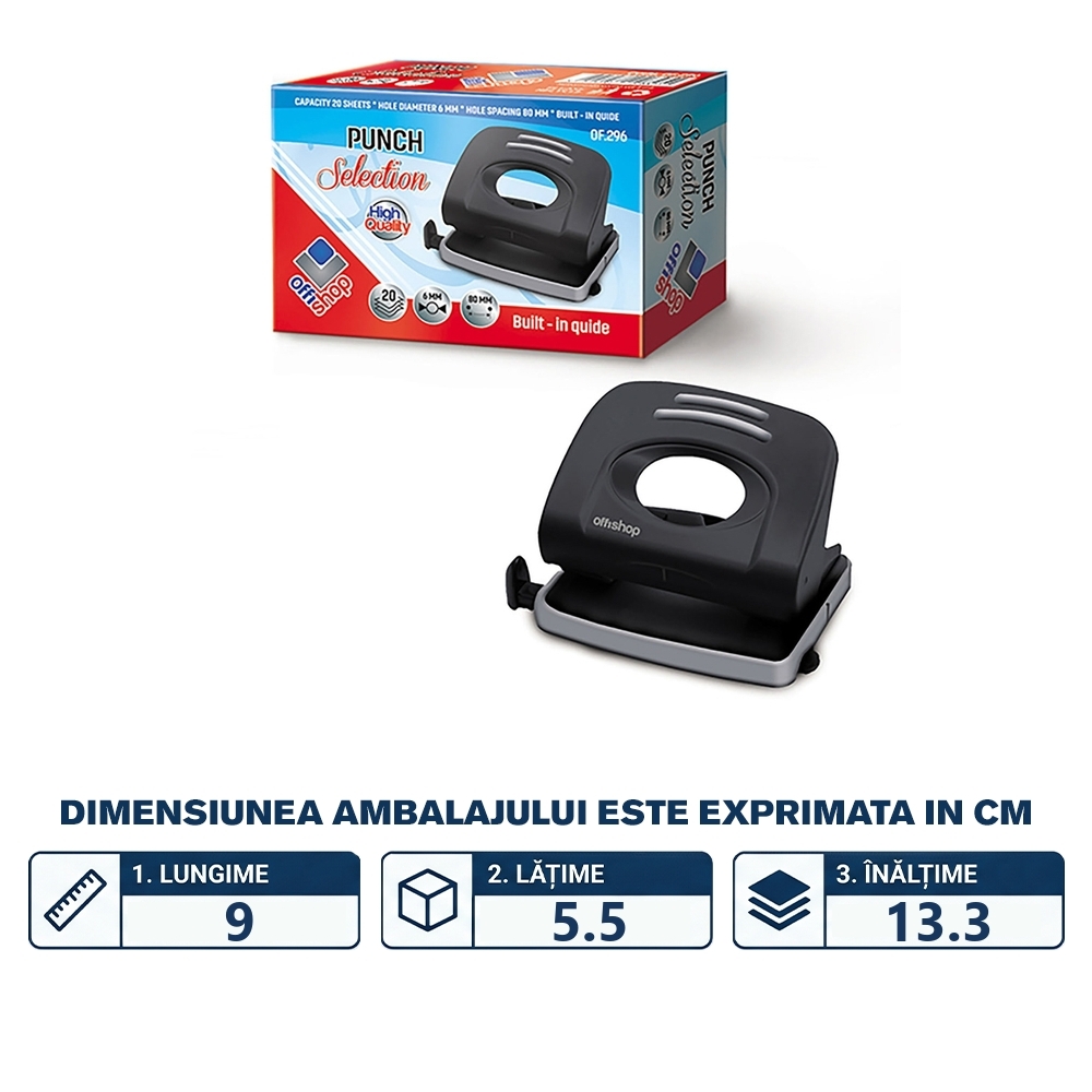 Perforator plastic, 20 coli, Selection - OFFISHOP - imagine 2