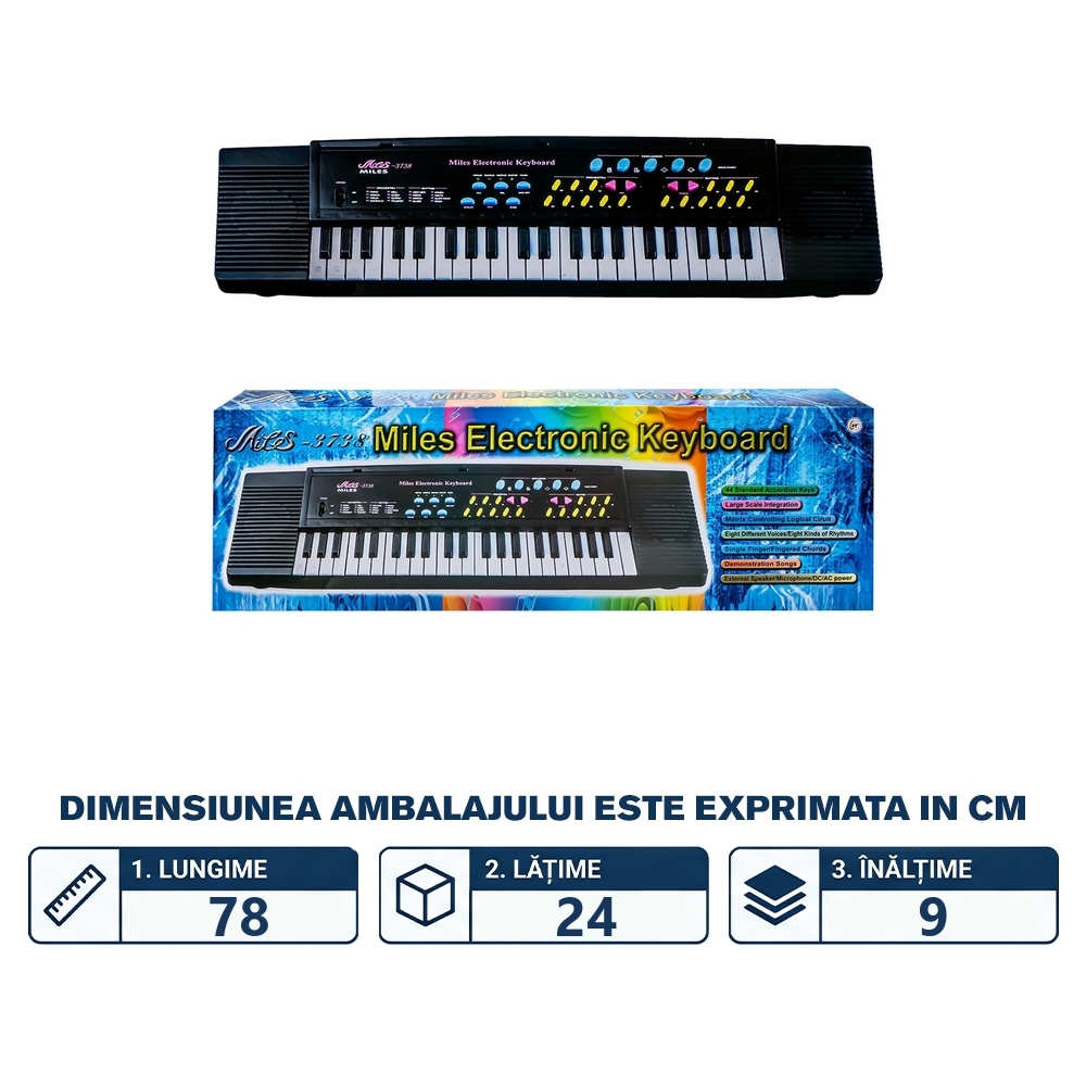 Orga electronica, 44 clape - imagine 2