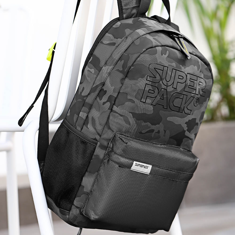 Ghiozdan compartiment laptop, SUPERPACK, 43x30x14 cm - S-COOL - imagine 7