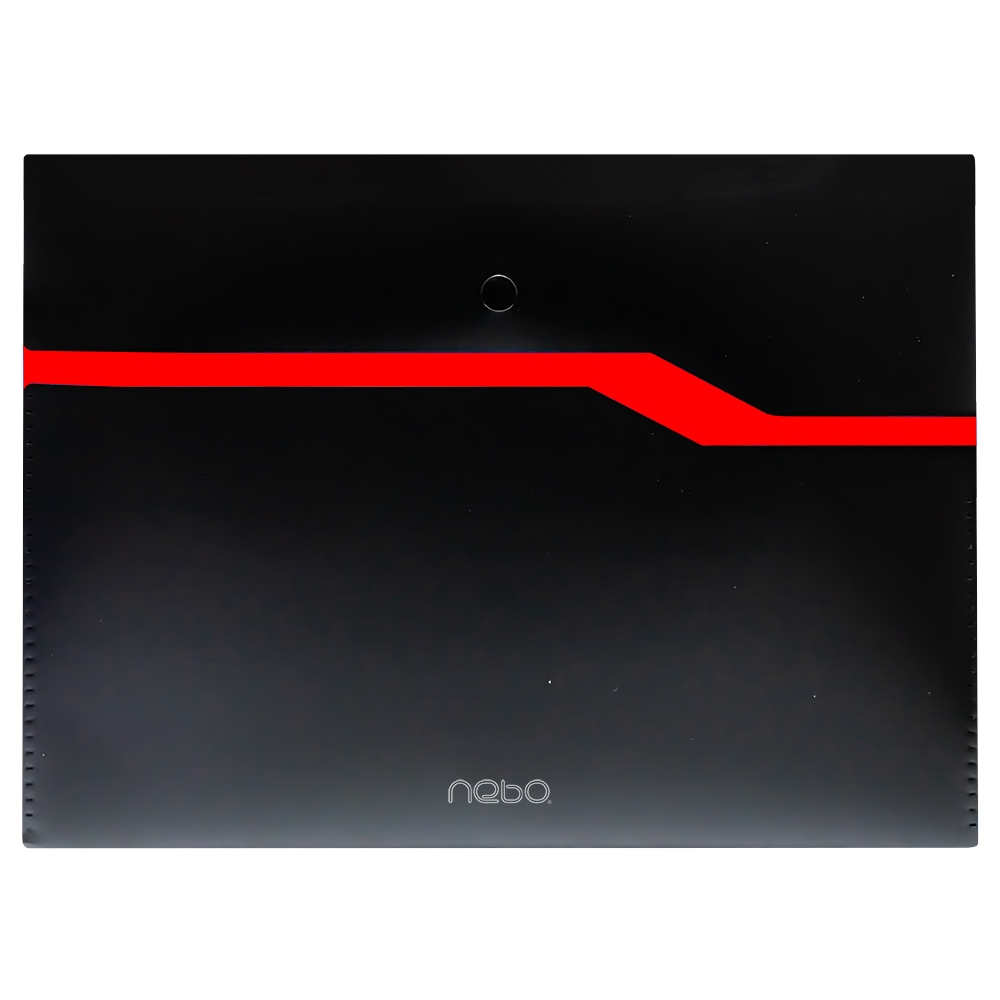 Mapa A4, din plastic, cu capsa, 2 compartimente - NEBO - imagine 5
