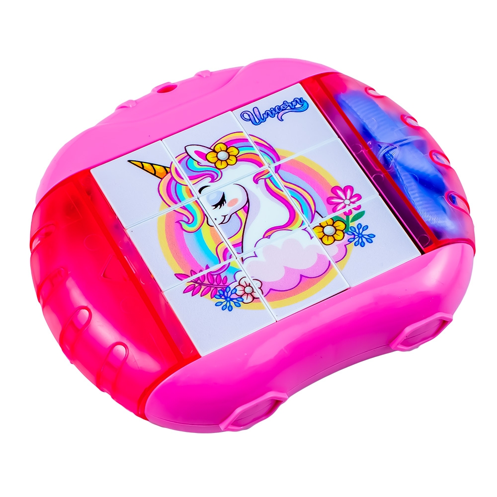 Puzzle educativ, cu 4 fete, Unicorn - imagine 2
