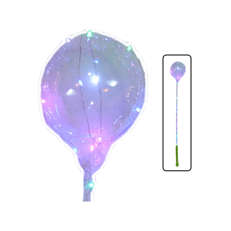 Balon cu suport si instalatie cu baterii