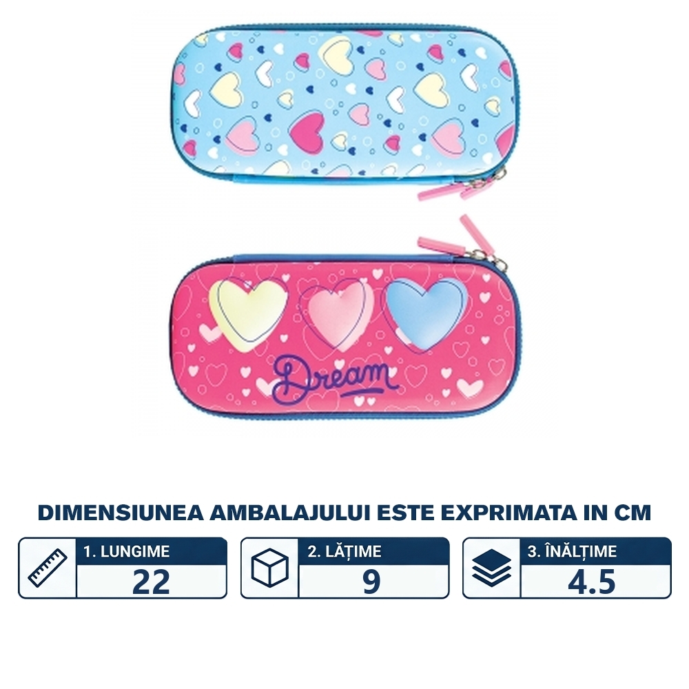 Penar borseta 3D, DREAM, 22x9x4.5 cm - S-COOL - imagine 2