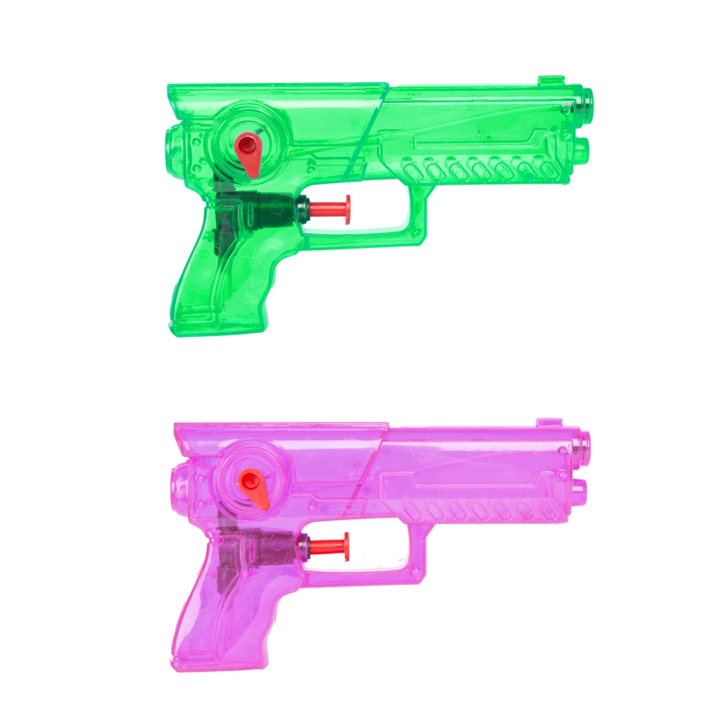 Pistoale apa, transparente, 2 buc/set - Toi-Toys - imagine 5