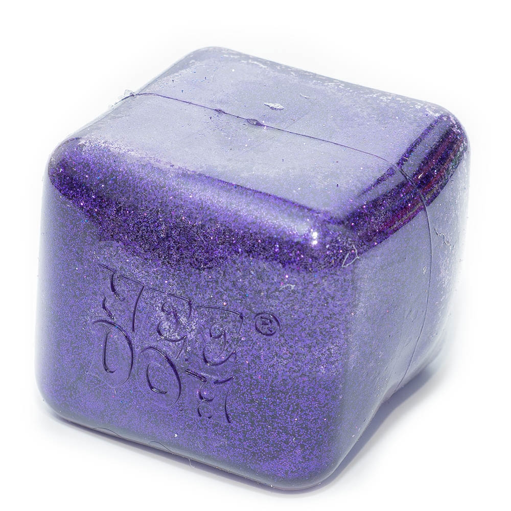 Jucarie antistres Squishy Cube, Sugar Glitter - imagine 3