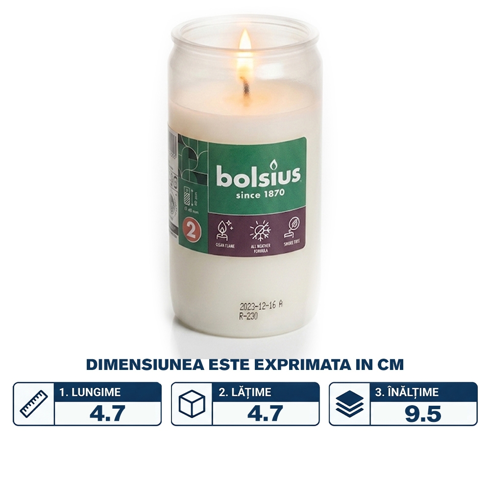 Rezerva candela, pe baza de ulei, 95mm, ~30-40h, 90 gr - imagine 2