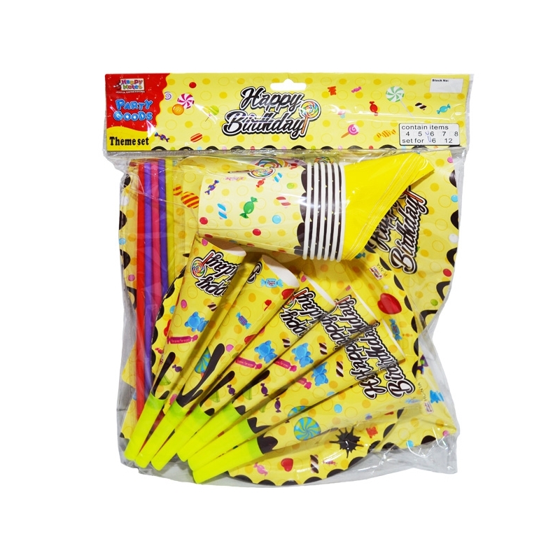 Accesorii party, din carton, 36 piese/set - imagine 5