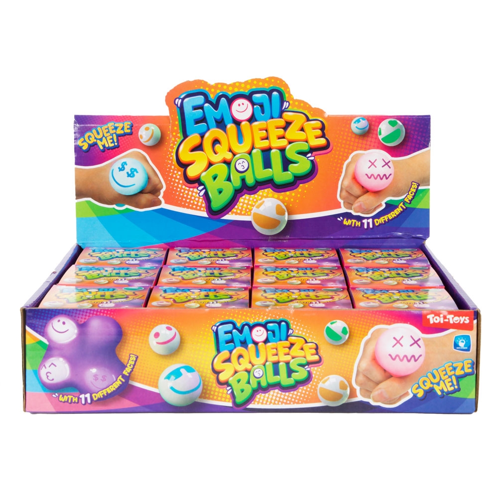 Minge squeezy, fete emoji, 6 cm - Toi-Toys - imagine 2